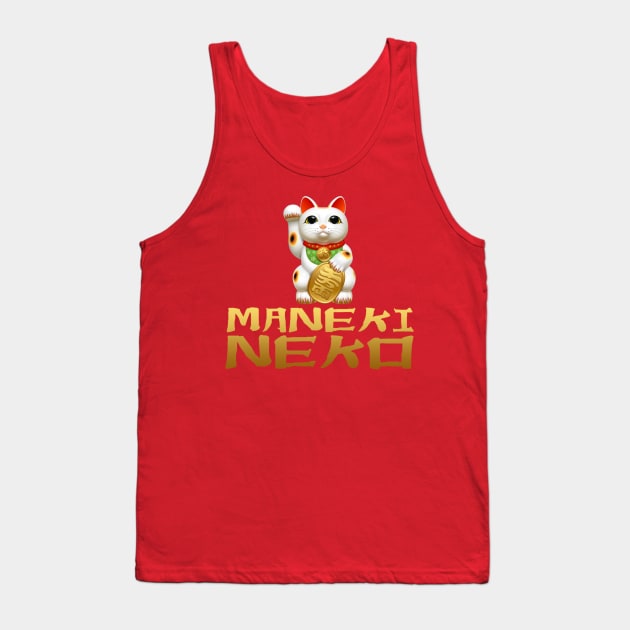 Maneki Neko Tank Top by Jaguir